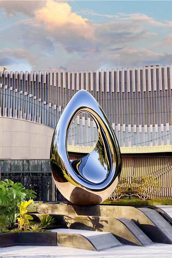 Stainless Steel Garden Sculpture