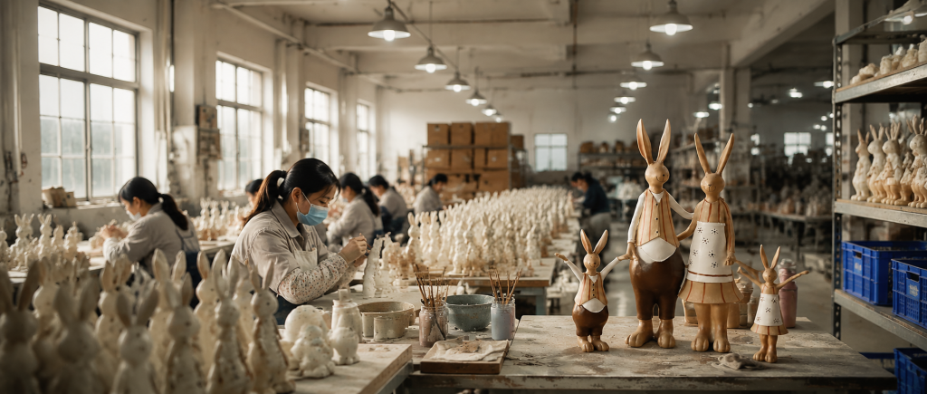 Easter Rabbit Manufacturing Progress