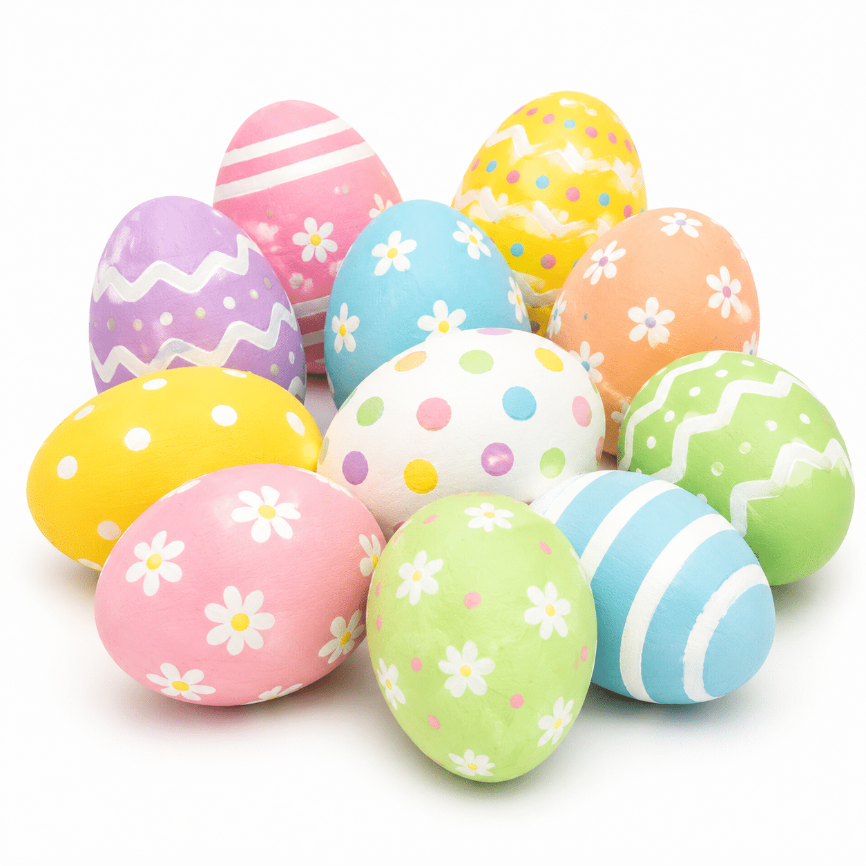 colorful eggs decoration